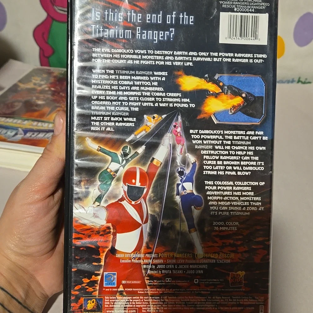Power Rangers Time Force Power Ranger Light Speed Rescue VHS Movie Bundle - Picture 8 of 12